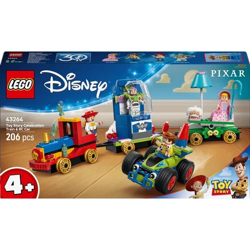 LEGO® Žaislų istorijos šventinis traukinys ir automobilis image 1