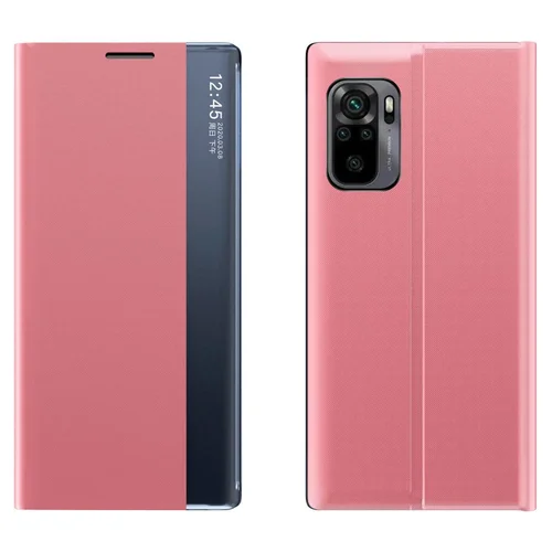 Xiaomi Redmi K40 Pro+ / K40 knyginio tipo dėklas su išmaniuoju langeliu, rožinis image 1