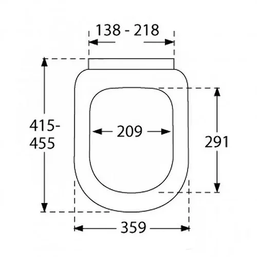 Villeroy & Boch Subway 9955C101 Klozeto dangtis Soft Close image 3