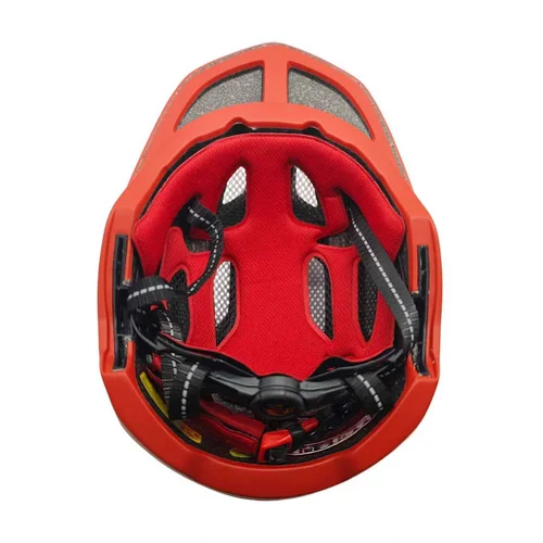 Wozinsky HT-27CZ vaikiškas viso veido dviračio šalmas S, raudonai geltonas image 3
