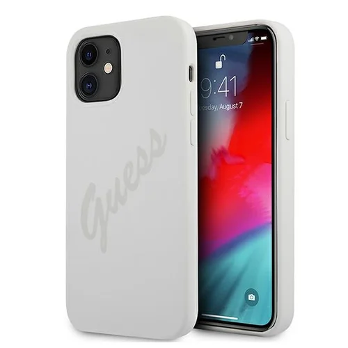 Guess GUHCP12SLSVSCR dėklas iPhone 12 mini, 5,4 col., kreminis image 1