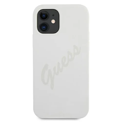 Guess GUHCP12SLSVSCR dėklas iPhone 12 mini, 5,4 col., kreminis image 3
