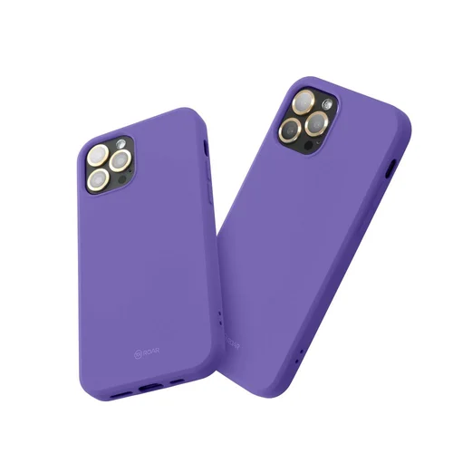 ROAR Spalvingas Jelly dėklas Samsung A15 4G / 5G, violetinis image 2
