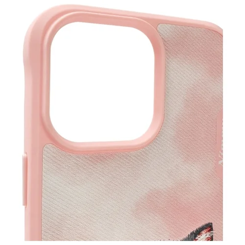 NIMMY didelių akių katės dėklas iPhone 15 Pro Max, rožinis image 3