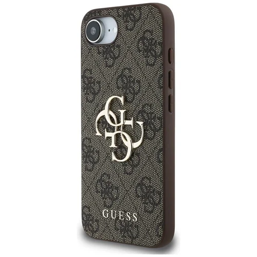 Guess 4G didelio logotipo dėklas iPhone 16e, rudas image 2