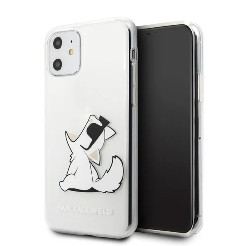 Karl Lagerfeld Choupette Fun dėklas iPhone 11/XR, skaidrus image 1