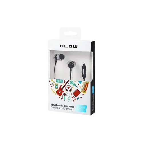 Blow Earphones B-12 Juoda image 3