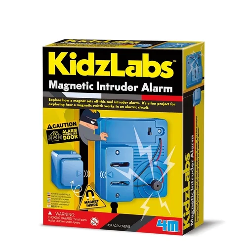 4M KidzLabs Magnetic Intruder Alarm Mėlyna image 1