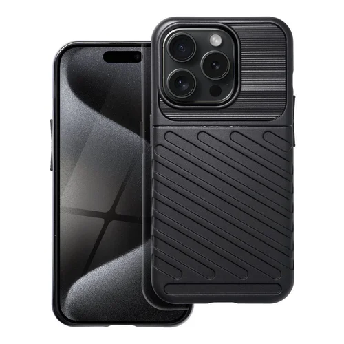 Forcell THUNDER dėklas iPhone 15 Pro juodas image 1
