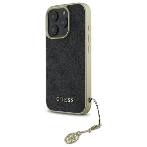 Guess 4G Charms dėklas iPhone 16 Pro Max, juodas image 2