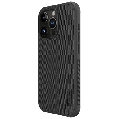 Nillkin Super Frosted Shield Pro dėklas iPhone 15 Pro, juodas image 3