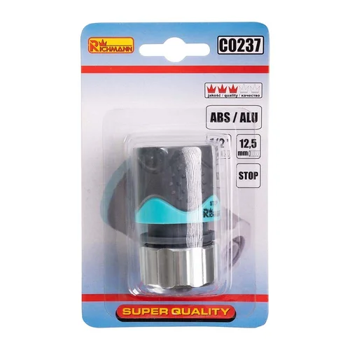 Richmann Žarnos jungtis ABS/ALU 1/2" Stop-system image 3