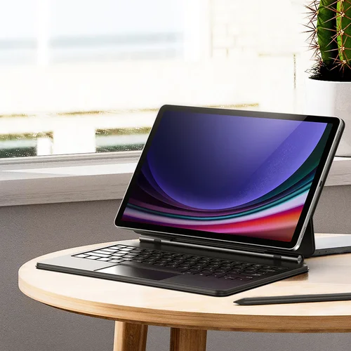 Dux Ducis MK dėklas-klaviatūra Samsung Galaxy Tab S9+/S8+/S7+, juodas image 3