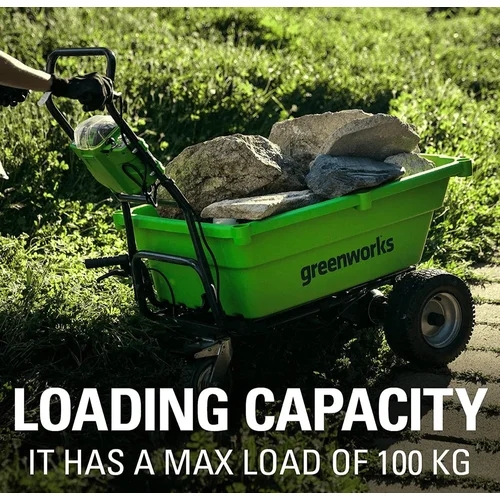 Greenworks G40GCK4 Savaeigis Sodo Karutis 40V su 4Ah akumuliatoriumi image 3
