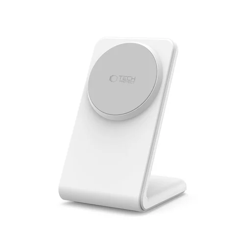 Tech-Protect QI15W-A38 MagSafe įkroviklis, baltas image 3