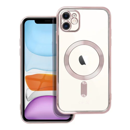 ELECTRO MAG COVER dėklas iPhone 11, rožinė auksinė image 1