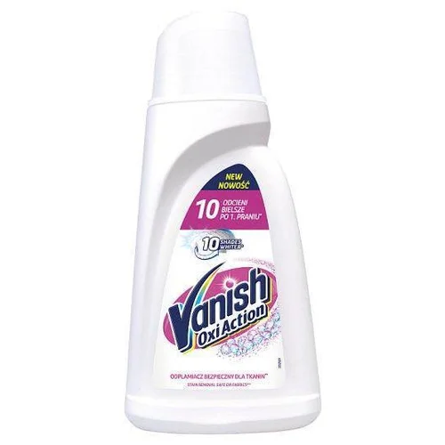 VANISH OXI ACTION WHITE Dėmių valiklis, 1 l image 1