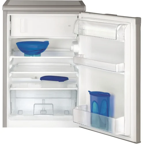 Beko TSE1234FSN Šaldytuvas Vienų durų, Nerūdijančio plieno, 114 L image 2