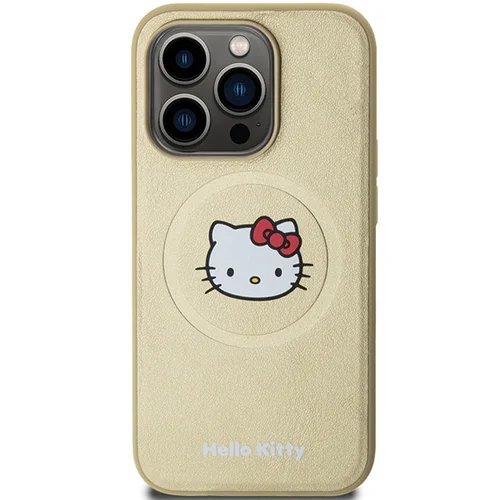 Hello Kitty MagSafe dėklas iPhone 14 Pro Max, auksinis image 2