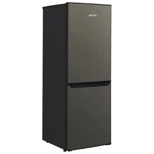MPM MPM-215-KB-39/E šaldytuvas-šaldiklis 215 l, tamsaus inox spalvos image 2