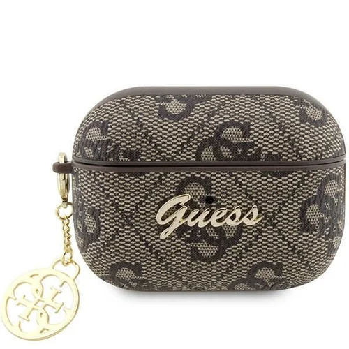 Guess 4G Charm dėklas AirPods Pro / Pro 2, rudas image 1