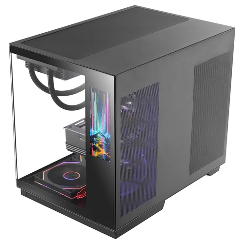 Mars Gaming MCMIRAGE Midi Tower korpusas, juodas image 3