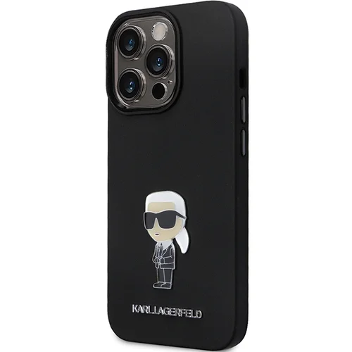 Karl Lagerfeld KLHCP14LSMHKNPK dėklas iPhone 14 Pro, juodas image 2