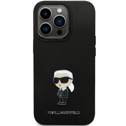 Karl Lagerfeld KLHCP14LSMHKNPK dėklas iPhone 14 Pro, juodas image 3