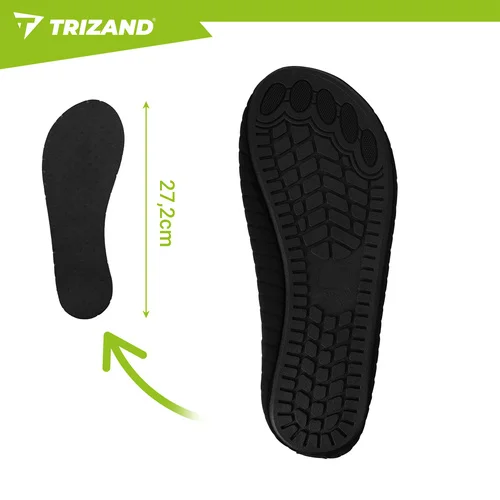Trizand vandens šlepetės, 44 dydis, juodos image 2