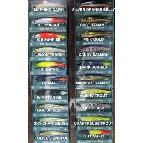 CHILLFISH Lasis 105S skęstantis vobleris 105 mm 16,5 g C03 God Shiner image 2