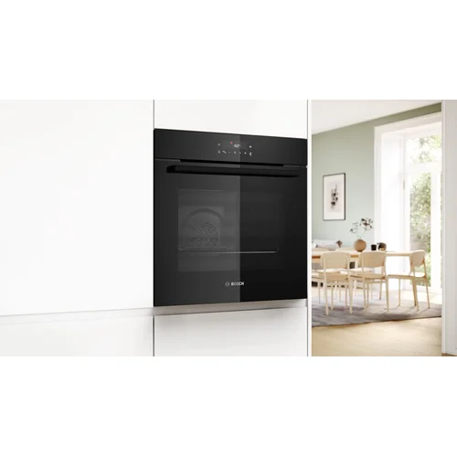 BOSCH Serie 2 HBA571BB4 71 L juoda orkaitė + HEZ538000 laikiklis image 3