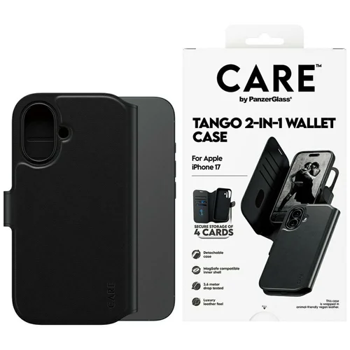 CARE by PanzerGlass Feature Tango 2-in-1 dėklas su MagSafe, iPhone 17, juodas image 1
