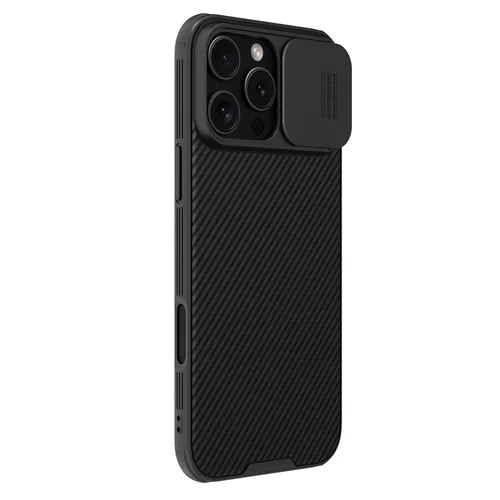 Nillkin CamShield Pro dėklas iPhone 16 Pro, juodas image 3