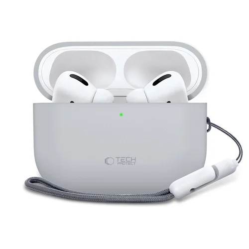 Tech-Protect silikoninis dėklas AirPods Pro 3, pilkas image 2