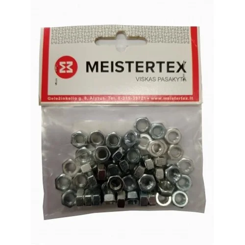 MEISTERTEX veržlės DIN934 M6 image 2