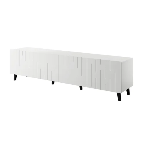 BARI RTV spintelė 200 × 42 × 52 cm, balta image 1