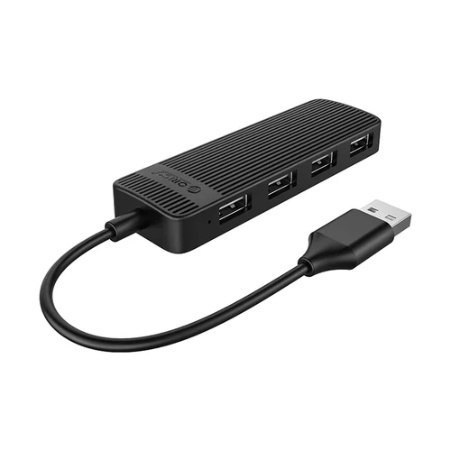 Orico FL02 USB-A šakotuvas, 4 × USB-A 2.0, juodas image 1