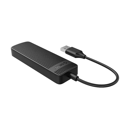 Orico FL02 USB-A šakotuvas, 4 × USB-A 2.0, juodas image 2