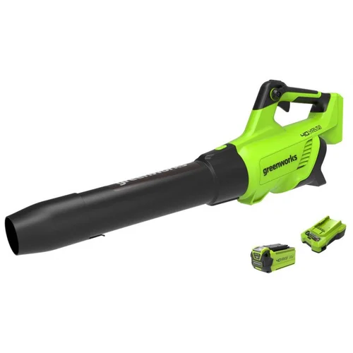 Greenworks G40ABK2II akumuliatorinis lapų pūstuvas, 40 V, 2,0 Ah image 1
