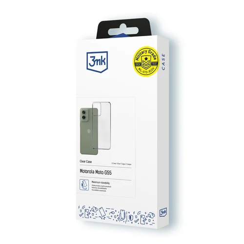 3mk Skaidrus dėklas Motorola Moto G55 5G image 1