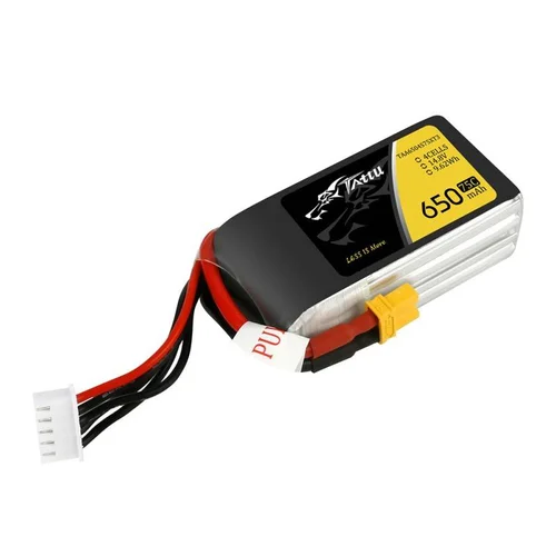 Tattu 650 mAh 14,8 V 75C 4S1P XT30 akumuliatorius image 3