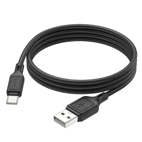 Hoco X90 USB-A–USB-C kabelis 1 m, 3 A, juodas image 3