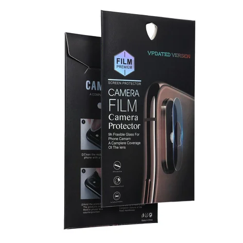 5D grūdintas stiklas iPhone 17 Air kamerai, skaidrus image 3