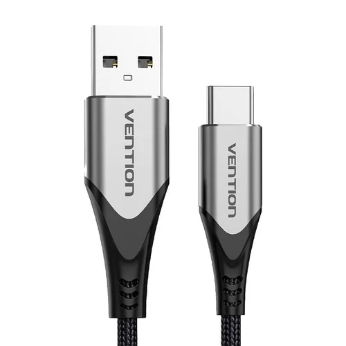 Vention CODHD USB-A į USB-C kabelis 0,5 m, pilkas image 2