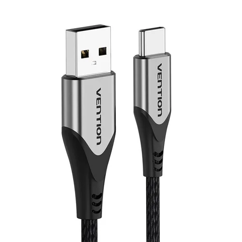 Vention CODHD USB-A į USB-C kabelis 0,5 m, pilkas image 3