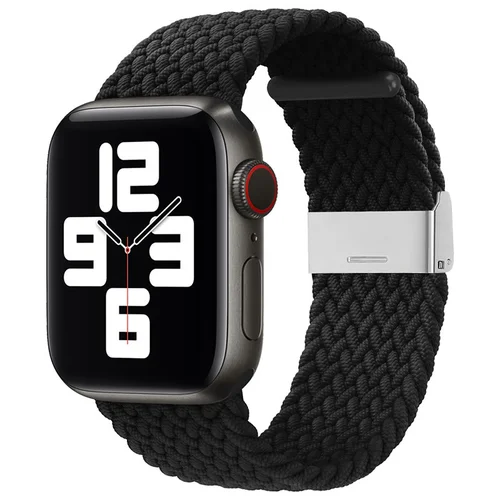 Apple Watch pintas audinio dirželis 38/40/41 mm, juodas image 1