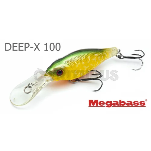 Megabass DEEP-X 100 GG FLASHING WAKASAGI 58 mm image 2