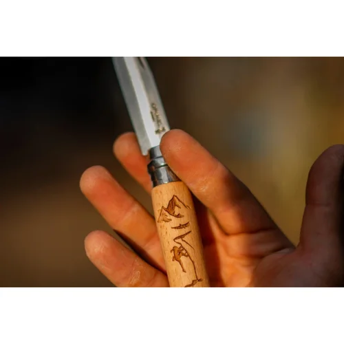 Opinel Nr.08 Climbing Engraving peilis image 3