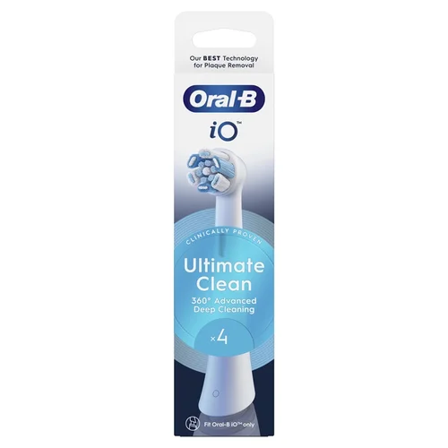 Oral-B iO UltimateClean dantų šepetėlio galvutė, 4 vnt. image 3