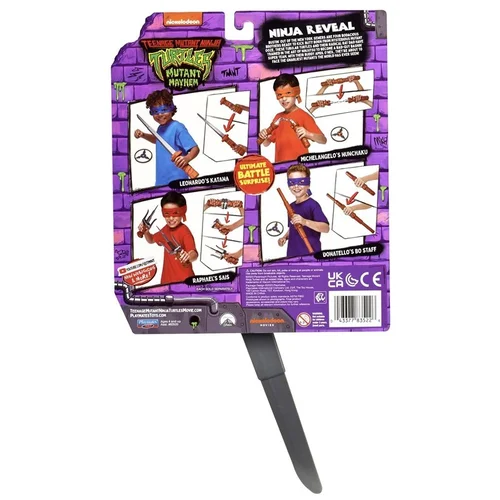 TMNT Žaislas 83521 Juoda Pilka image 3